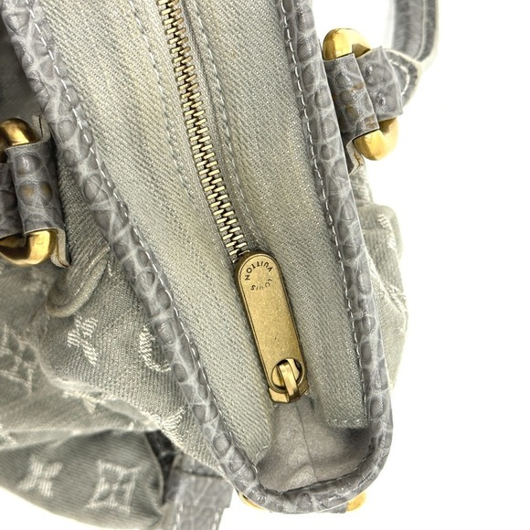 Louis Vuitton Denim NeoCabby MM Handbag Gray - Picture 7 of 9